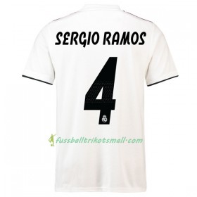 Günstige Fußballtrikots Real Madrid Sergio Ramos 4 2018-2019 Kurzarm Heimtrikotsatz kaufen